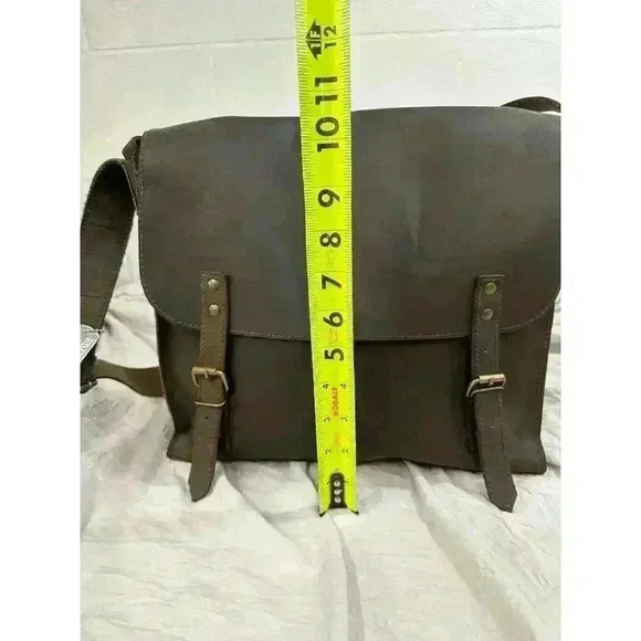 ROTHCO Brown Leather Medic Bag Hobo Tote Purse - Picture 11 of 15